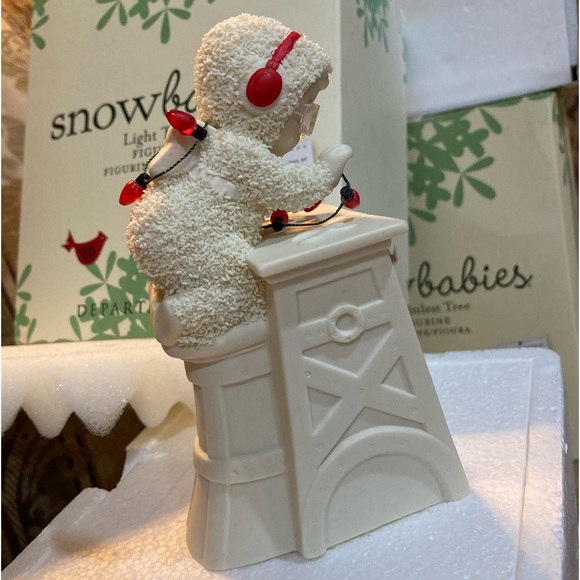 Department 56 Snow Babies “Light Tester” Porcelain Figurine. New in box. - Picture 3 of 8